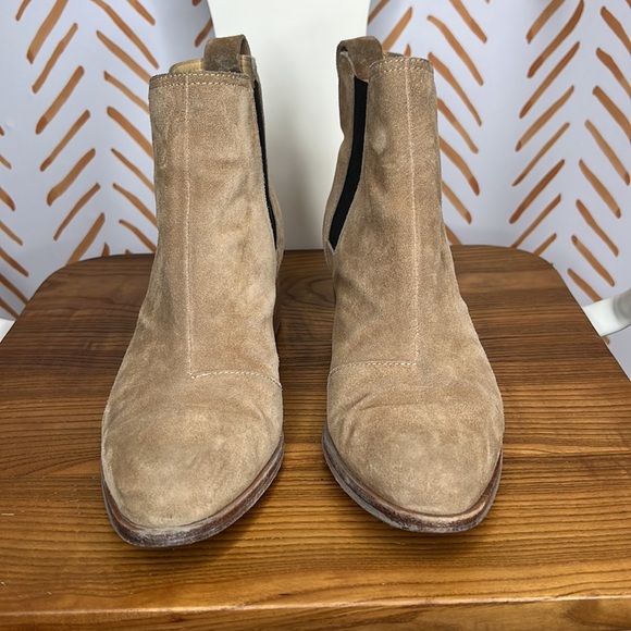 Rag & Bone Chelsea Walker Boot Tan Suede size 38.5 - Picture 4 of 14